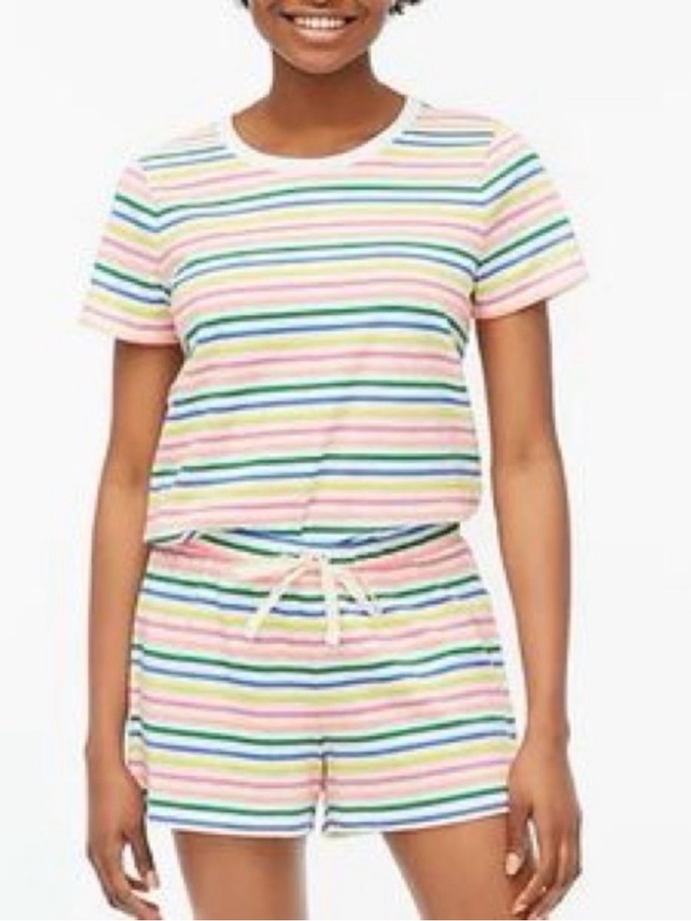 J Crew Factory Rainbow Pajama Set Size Xl